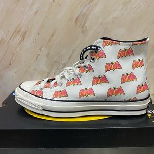 Batman x Chuck 70 High ‘80th Anniversary-White’